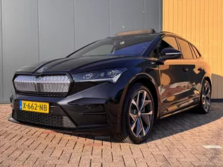 Skoda Enyaq Iv 77kW 300pk 4x4 RS Edition | NL Auto | Pano | Trekhaak | ACC | Canton | Stoel/Stuurverwarming | HUD | Memory | Camera |