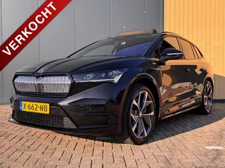 Skoda Enyaq Iv 77kW 300pk 4x4 RS Edition | NL Auto | Pano | Trekhaak | ACC | Canton | Stoel/Stuurverwarming | HUD | Memory | Camera |